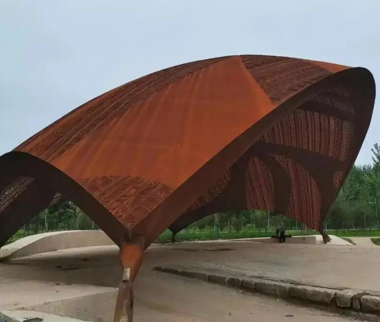 乃东耐候钢幕墙案例